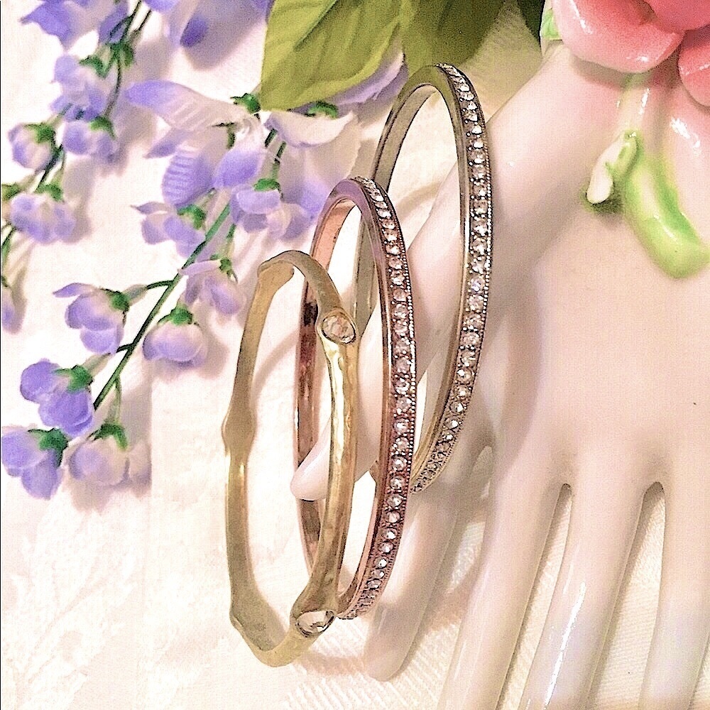 ⭐️NWOT (3) Express Rhinestone Bangles (OS)⭐️ - Picture 4 of 7
